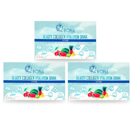 Beauty Hyaluron Collagen Drink Supplements 3 Packungen