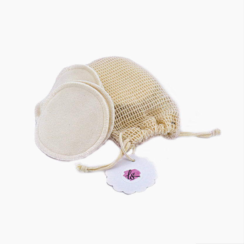 Wiederverwendbare Baumwollpads